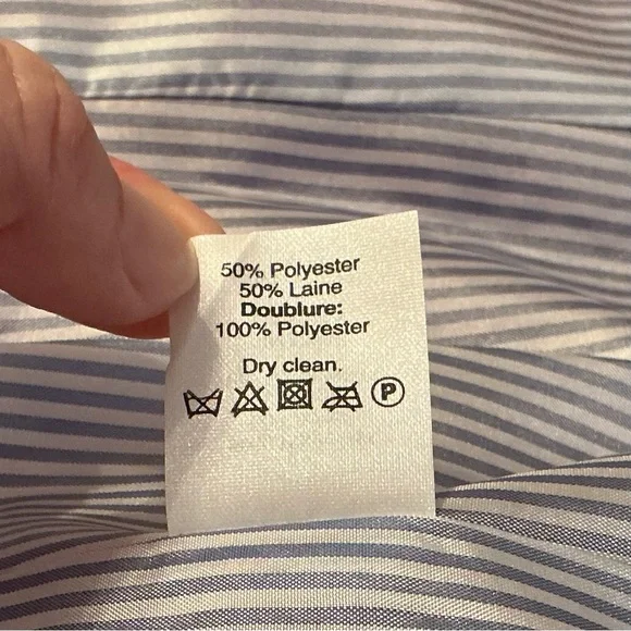 J. Crew Pink Herringbone Wool-Blend Fully Lined Women’s Blazer Size 6 - Picture 12 of 14